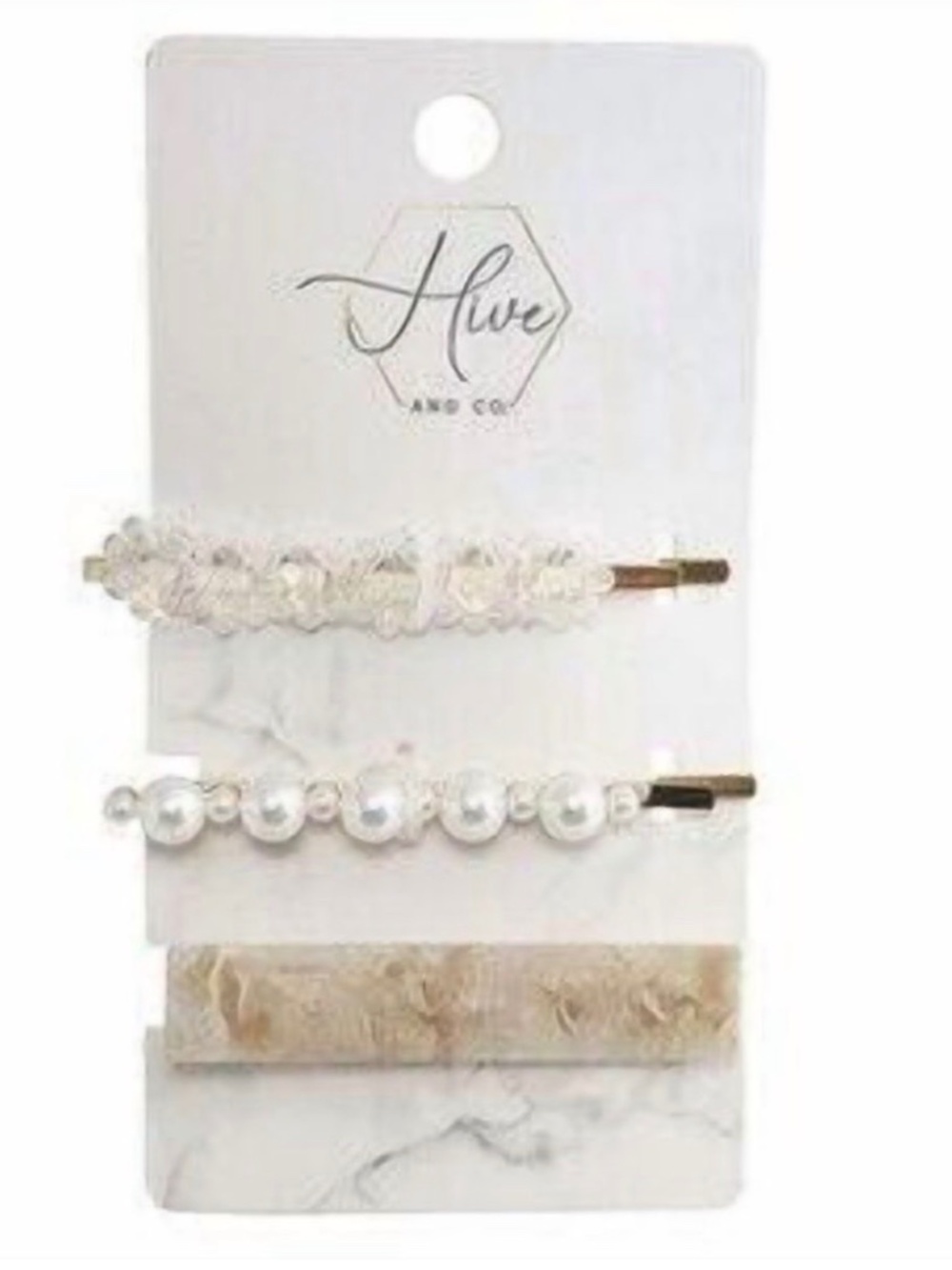 Hive and Co. Hair Clip & Bobby Pin Set, 3 total
